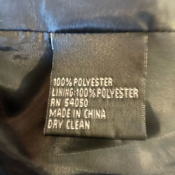 KASPER Blue 3 Button Blazer Size Small - Picture 6 of 6